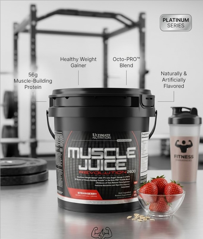 Ultimate Muscle Juice Revolution 5 кг. клубника