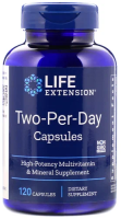 Life extension мультивитамины Two-Per-Day 120 капсул 
