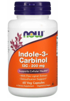 Now Индол карбинол 200 мг, 60 раст.капсул