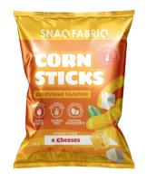 SNAQ FABRIQ Кукурузные палочки со вкусом Четыре сыра 60 г		