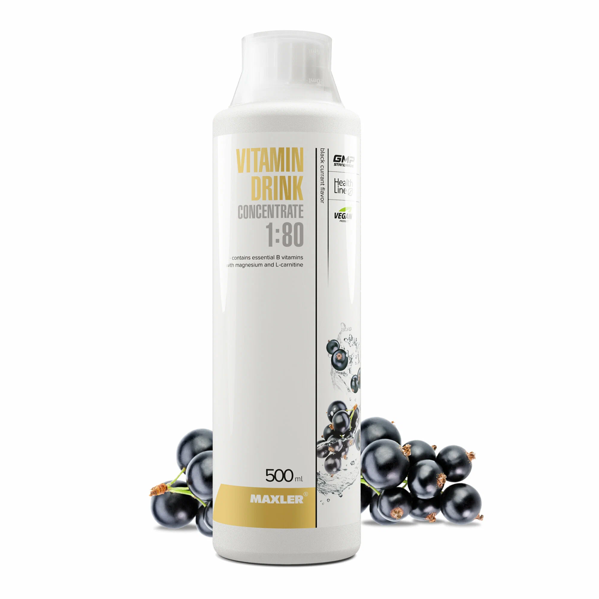 MAXLER Vitamin drink contentrate 500мл черная смородина