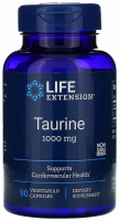 Life Extension Taurine,1000 мг 90  раст.капсул