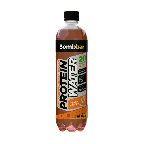 Bombbar Напиток с протеином со вкусом Персик 500 мл					