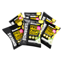 BOMBBAR Чипсы цельнозерновые протеиновые  Сметана и зелень 50 г.