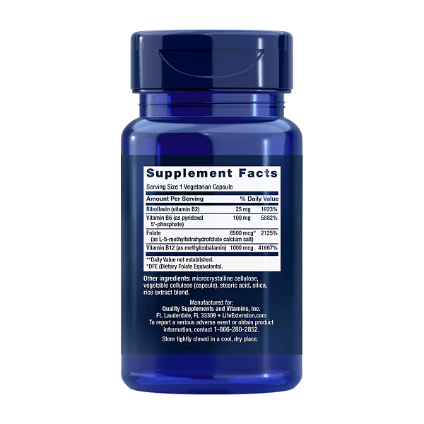 Life Extension Гомоцистеин 60 раст.капс