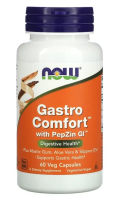 Now, GASTRO COMFORT WITH PEPZIN GI 60 раст.капсул