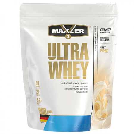 Maxler Ultra Whey 0,9 кг. банановый