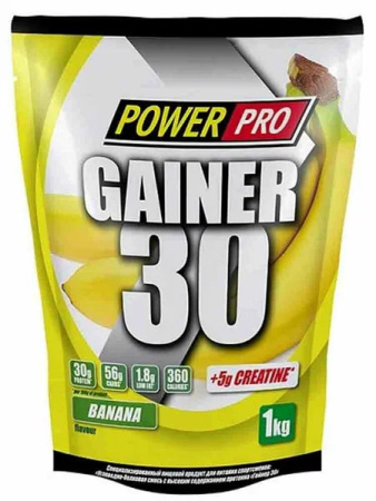 PowerPro Gainer 30% 1 кг. банан