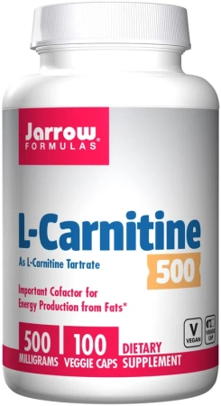 Jarrow Formulas L-карнитин 500 мг 100 Раст. Капс.