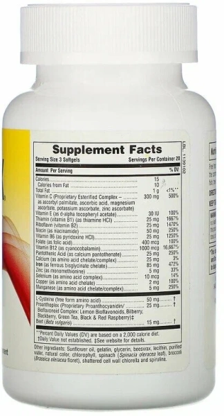 NaturesPlus Hema-Plex Iron, 60 капсул.