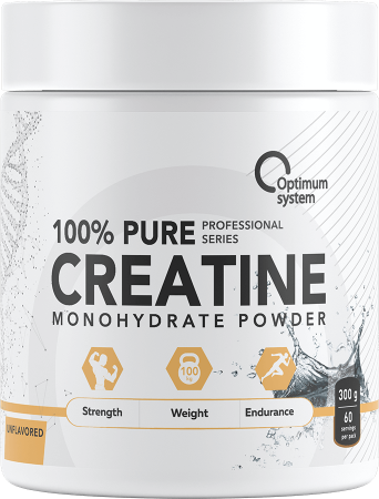 Optimum system 100% Pure Creatine 300 гр. нейтральный