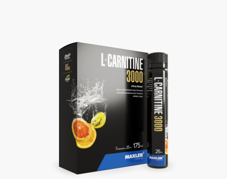 Maxler L-Carnitine 25 мл. Цитрус. 3000мг.