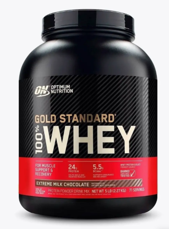 Optimum nutrition 100% Whey Gold 2,3 кг. насыщенный молочный шоколад