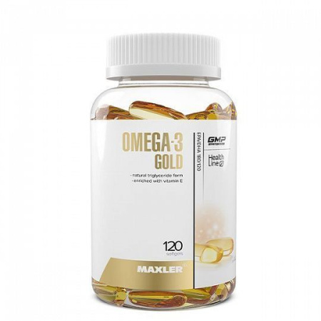 Maxler Omega 3 Gold 120 капсул USA