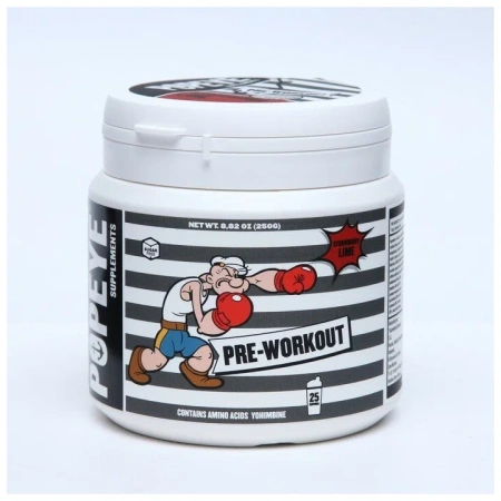 POPEYE Предтренировочный комплекс 250 гр. клубника-лайм