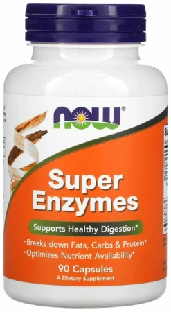 Now, SUPER ENZYMES 90 таблеток