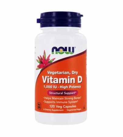 NOW Vitamin D-3 1000 IU 120 капс.
