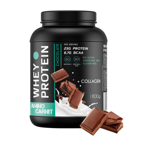 AminoCarnit Whey Protein 1800 гр. шоколад.