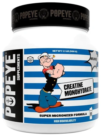 POPEYE Порошок Креатин Моногидрат банка 500 гр. без вкуса