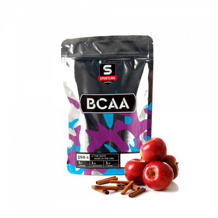 Sportline BCAA 2:1:1 300 гр. яблоко с корицей