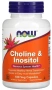 NOW Choline Inositol 100раст. капс.
