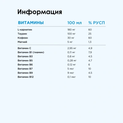Bombbar Энергетический напиток Джин тоник 450 мл.