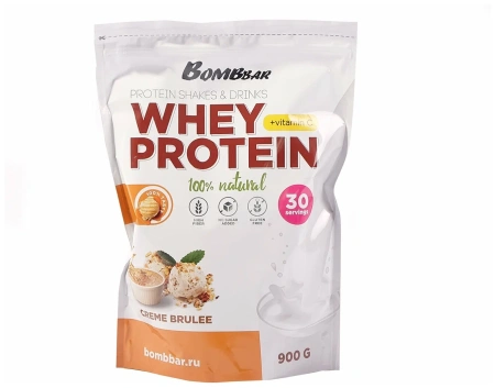 BOMBBAR Whey Protein 0,9 кг. крем-брюле