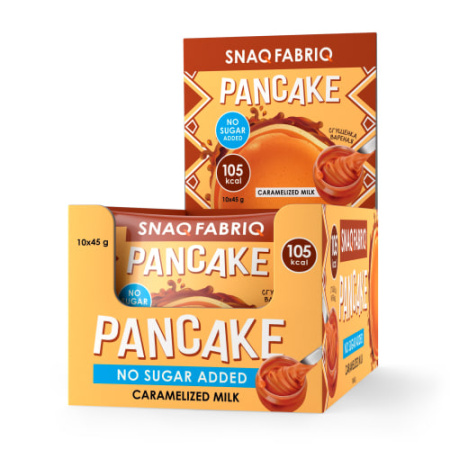 SNAQ FABRIQ Панкейк неглазированный с начинкой 45 гр. Вареная сгущенка.