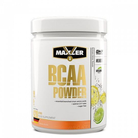 Maxler BCAA Powder без сахара 420 гр. лимон-лайм