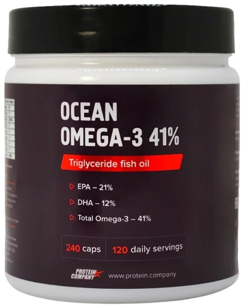 PROTEIN COMPANY Ocean Omega-3 41% 1000 мг, 100 капсул