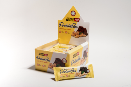POWER PRO Protein Bar 25% protein с натуральным кешью 60 гр.