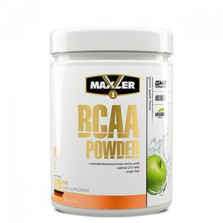 Maxler BCAA Powder без сахара 420 гр. яблоко