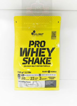 Olimp Nutrition, Pro Whey Shake, 700гр. Клубника	