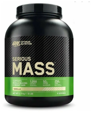 Optimum Nutrition Serious Mass 2,7 кг ваниль