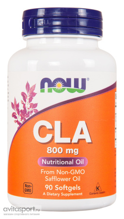 NOW CLA Липоевая кислота 800 мг 90 гелькапсул