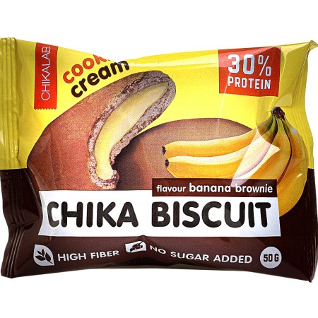 CHIKALAB Chika Biscuit 50 гр. банановый брауни