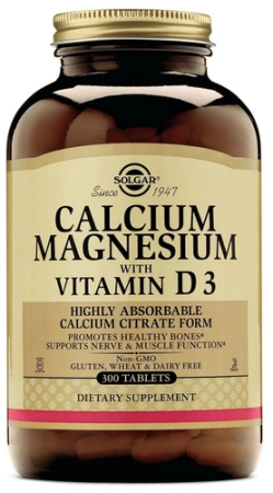 SOLGAR Calcium Magnesium with D3 120 таблеток