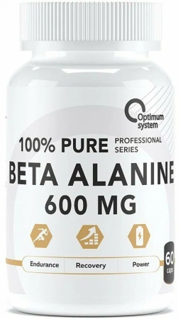 Optimum system Beta-Alanine 600 mg, 60 caps