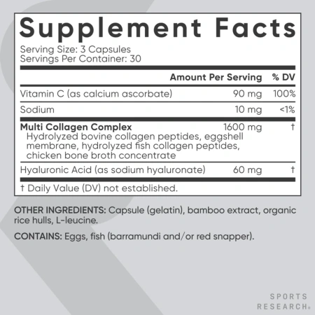 Sports Research Multi Collagen Complex 90 капс