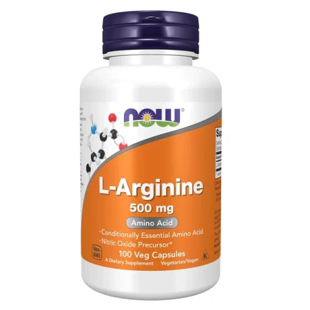 NOW L-Arginine 500 mg 100 vegcaps