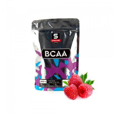 Sportline BCAA 2:1:1 300 гр. малина