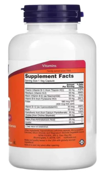 NOW Vitamin B-50 100 таб.