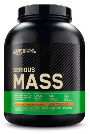Optimum Nutrition Serious Mass 2,7 кг шоколад-арахисовое масло