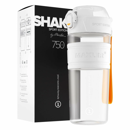 MXL. Shaker Bottle Sport Edition Белый 750 мл