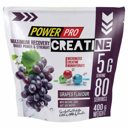PowerPro Creatine Maximum Recovery 400 гр. виноград