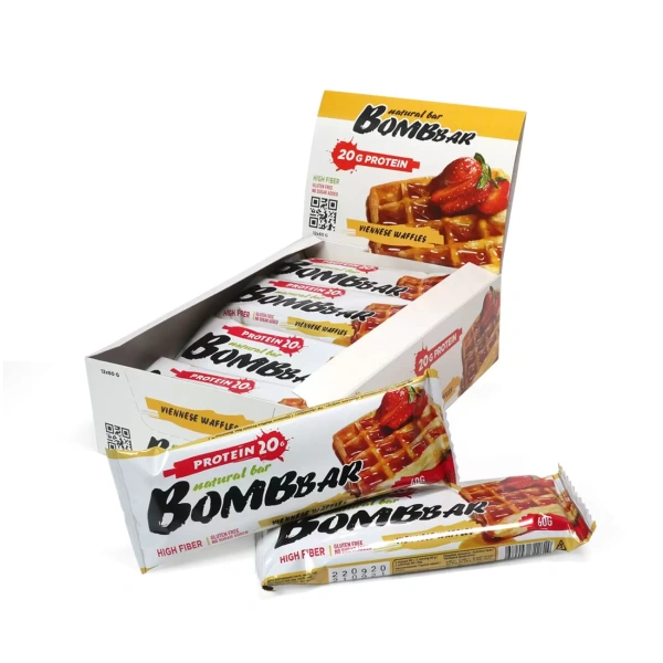 BOMBBAR Протеиновый батончик 60 гр. венские вафли