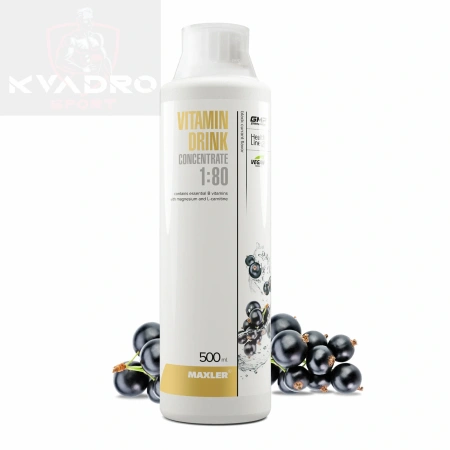 MAXLER Vitamin drink contentrate 500мл черная смородина